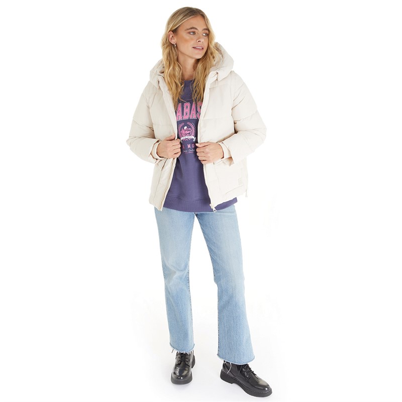 Diverse Vestes Puffa Moyrenna Femme Ecru