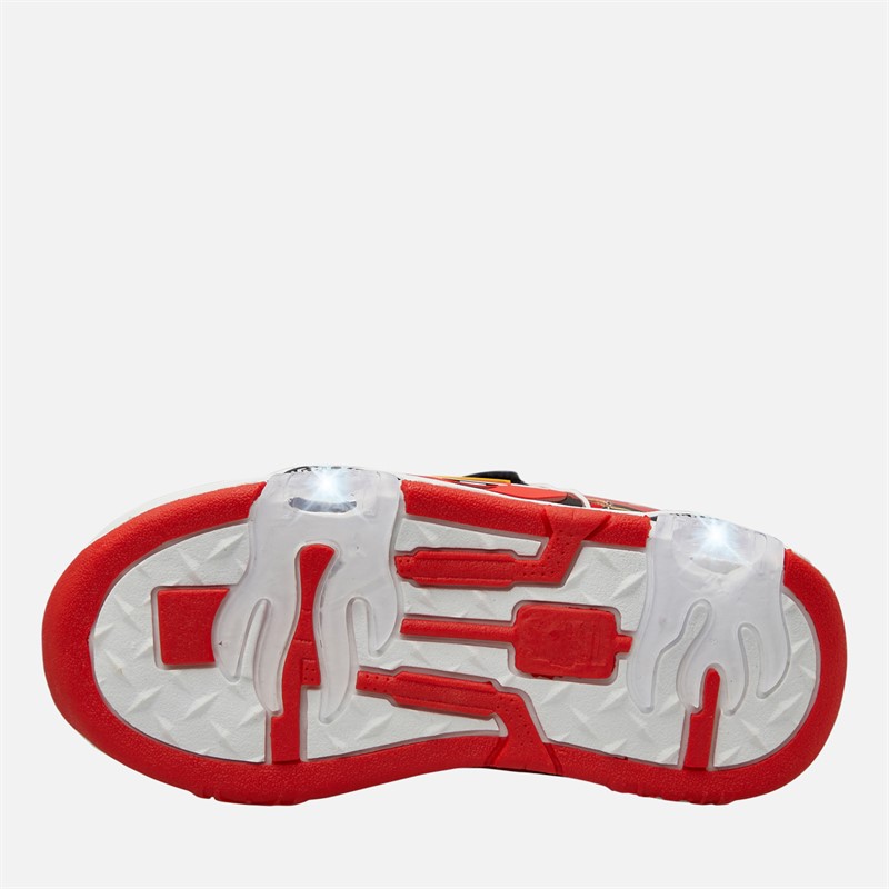 Cars Infant Boys Light Up Trainers Red