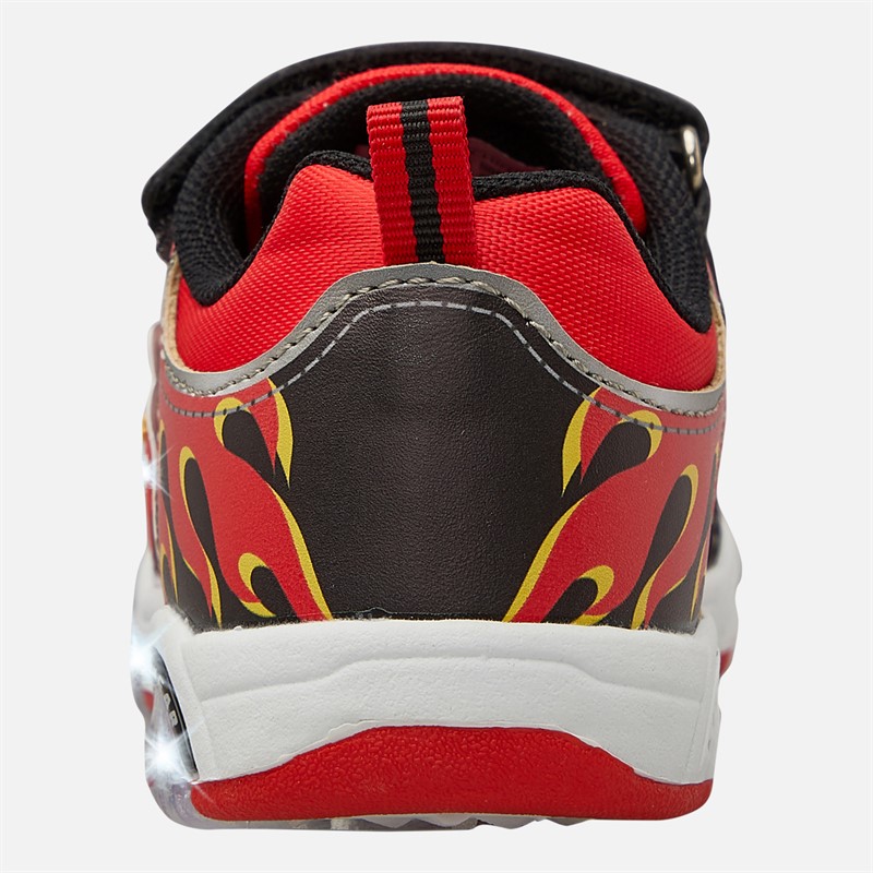 Cars Infant Boys Light Up Trainers Red