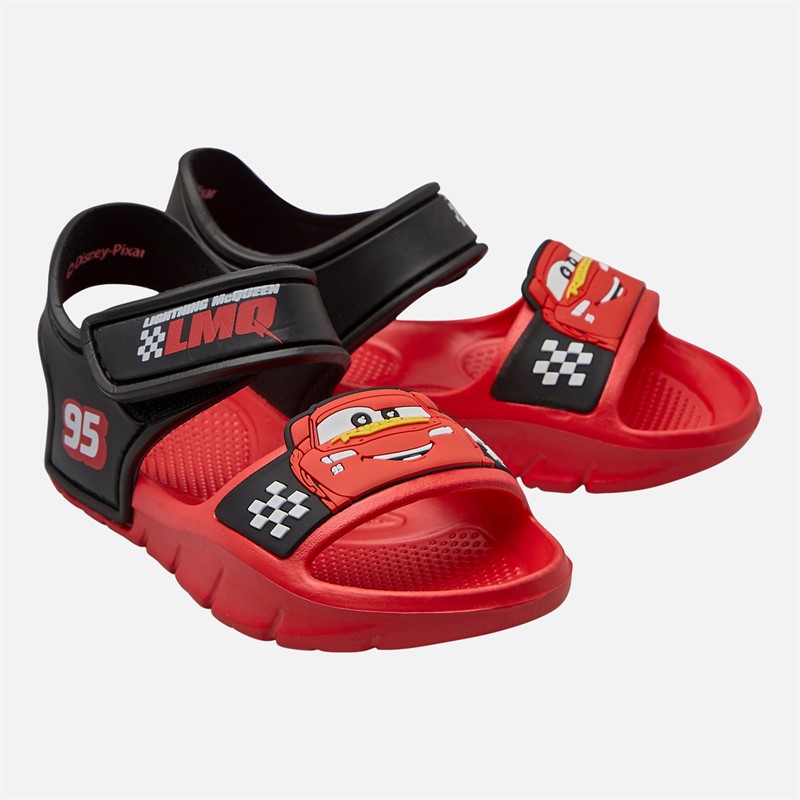 Cars Sandały zapinane na kostce dla chłopca kolor Czerwony