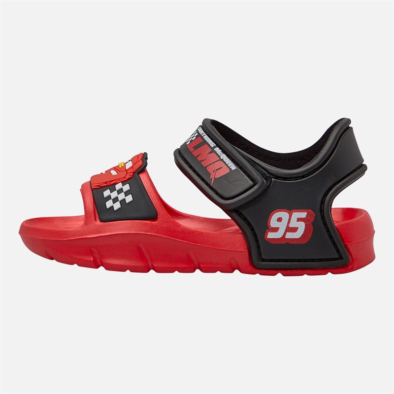 Cars Sandały zapinane na kostce dla chłopca kolor Czerwony