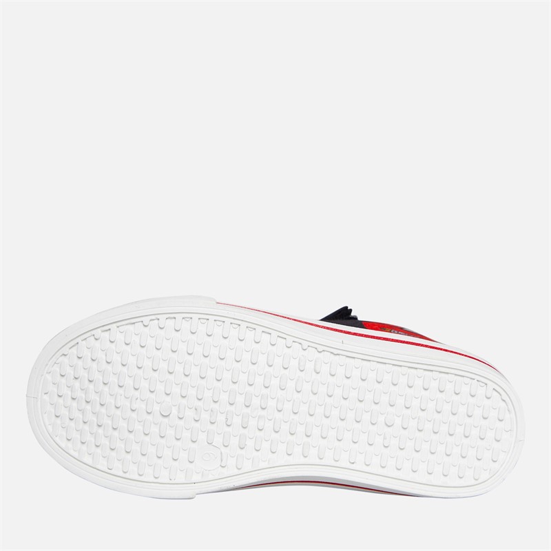 Cars Infant Boys Lightning McQueen Hi Top Trainers Black/Red/Multi