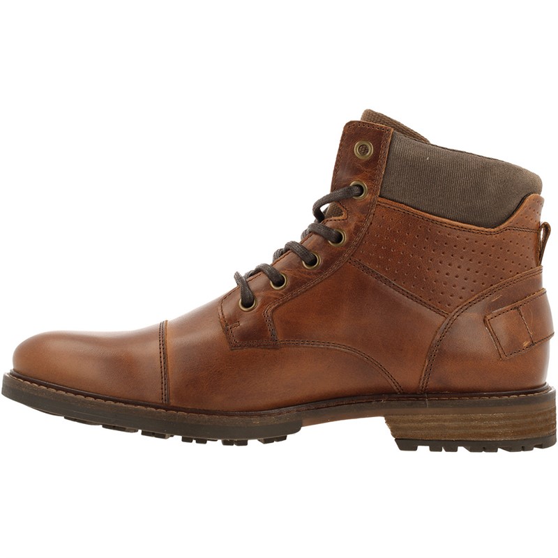 Bullboxer Bottines Homme Cognac