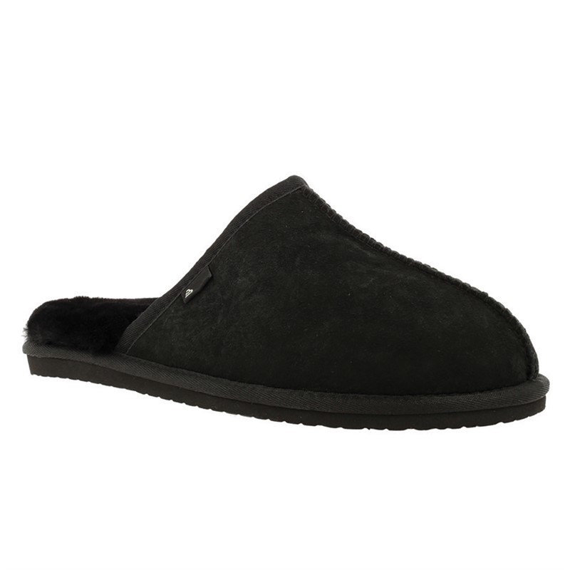 Bullboxer Herren Hausschuhe Schwarz