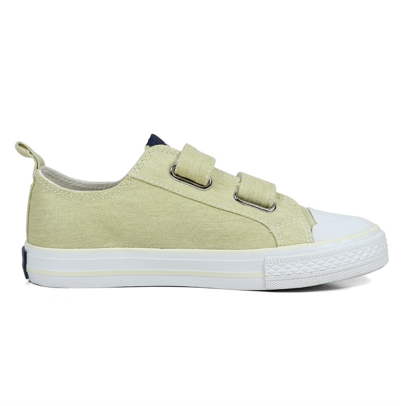 GAP Børn Houston Velcro IV Lærredgummisko beige