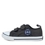 GAP Børn Houston Velcro IV Lærredgummisko Sort
