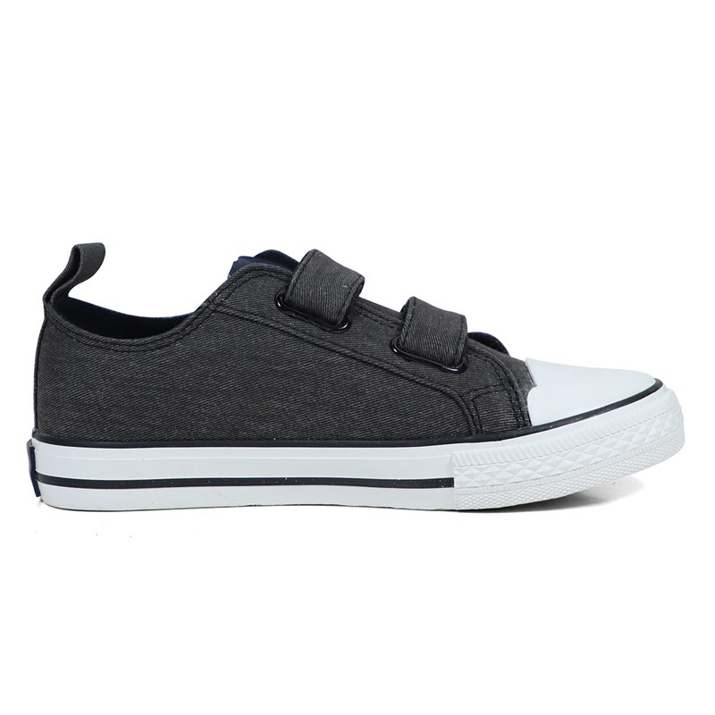 GAP Børn Houston Velcro IV Lærredgummisko Sort