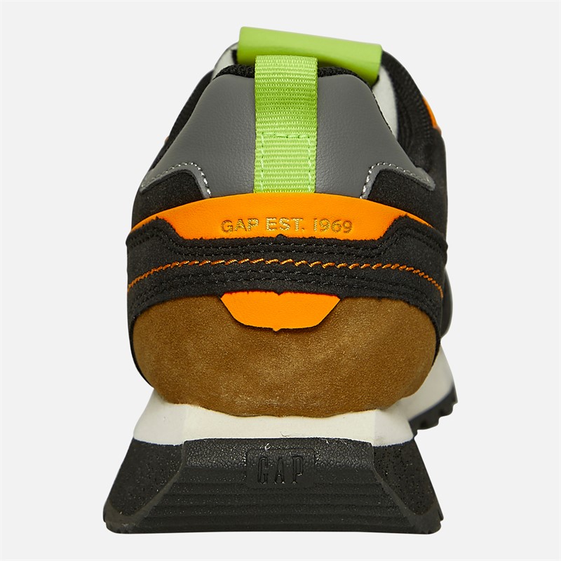 GAP Herren Genesi G 1 MX Turnschuhe Schwarz Orange