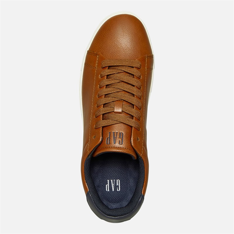 GAP Herren Memphis Cupsole Turnschuhe Ingwer Keks