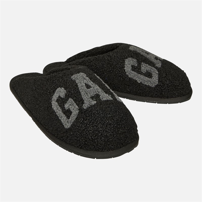GAP Herren Plano III Borg Hausschuhe Schwarz