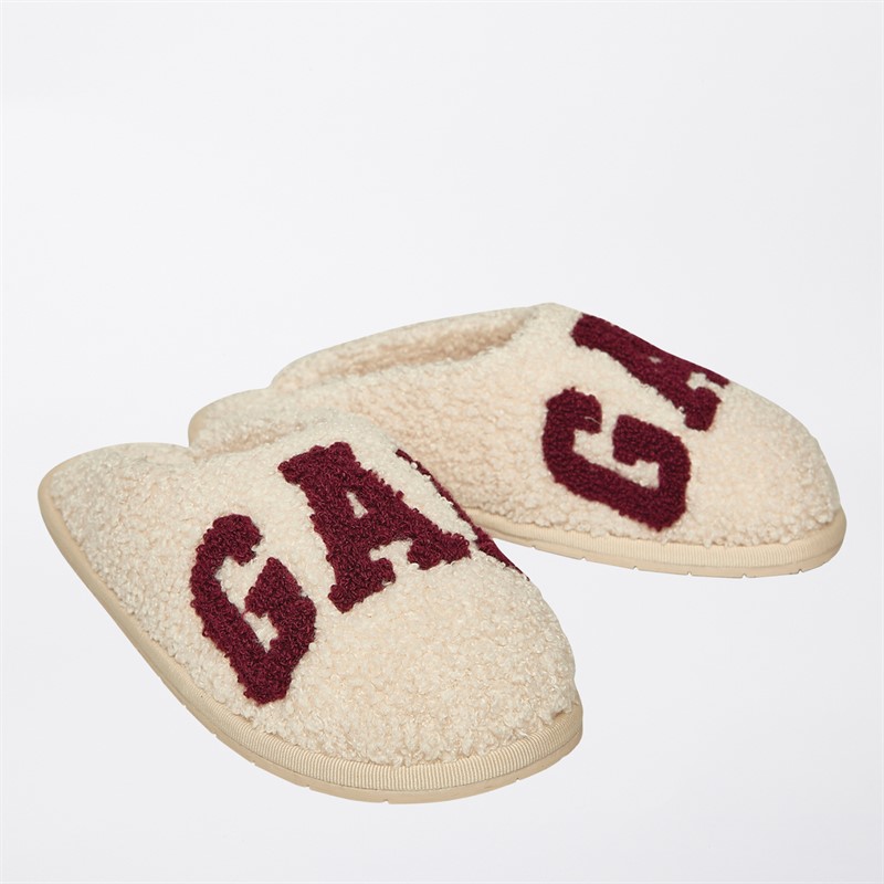 GAP Damen Plano II Borg Hausschuhe Sand Khaki