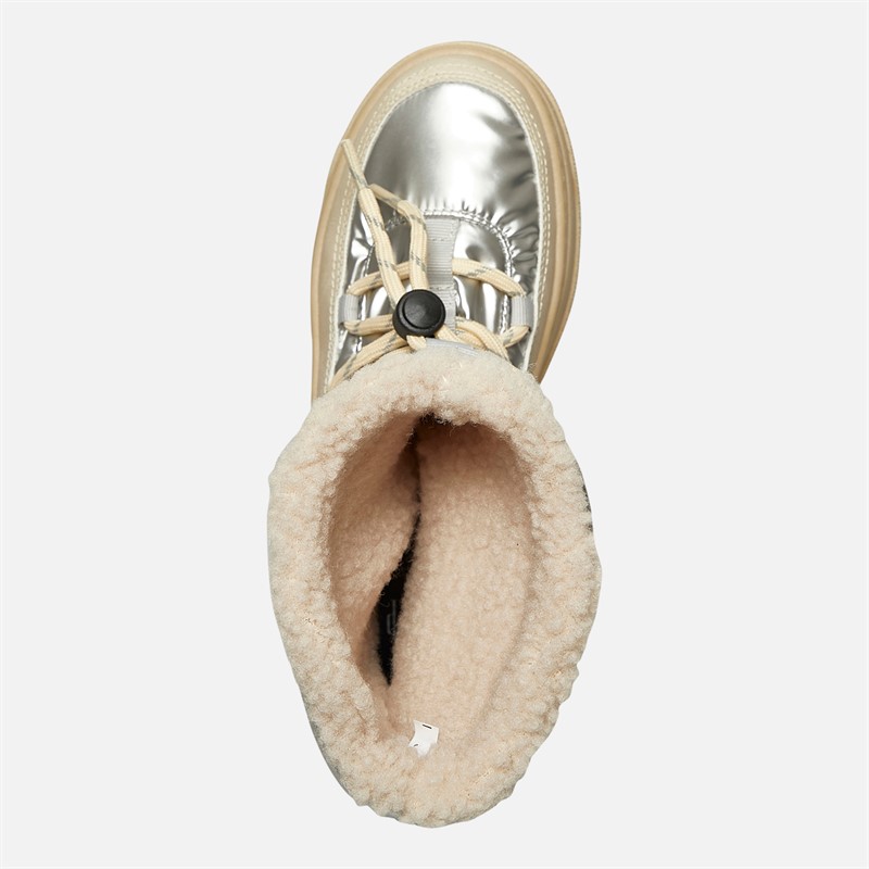 GAP Damen Paradise High Nylon Schneestiefel Off White