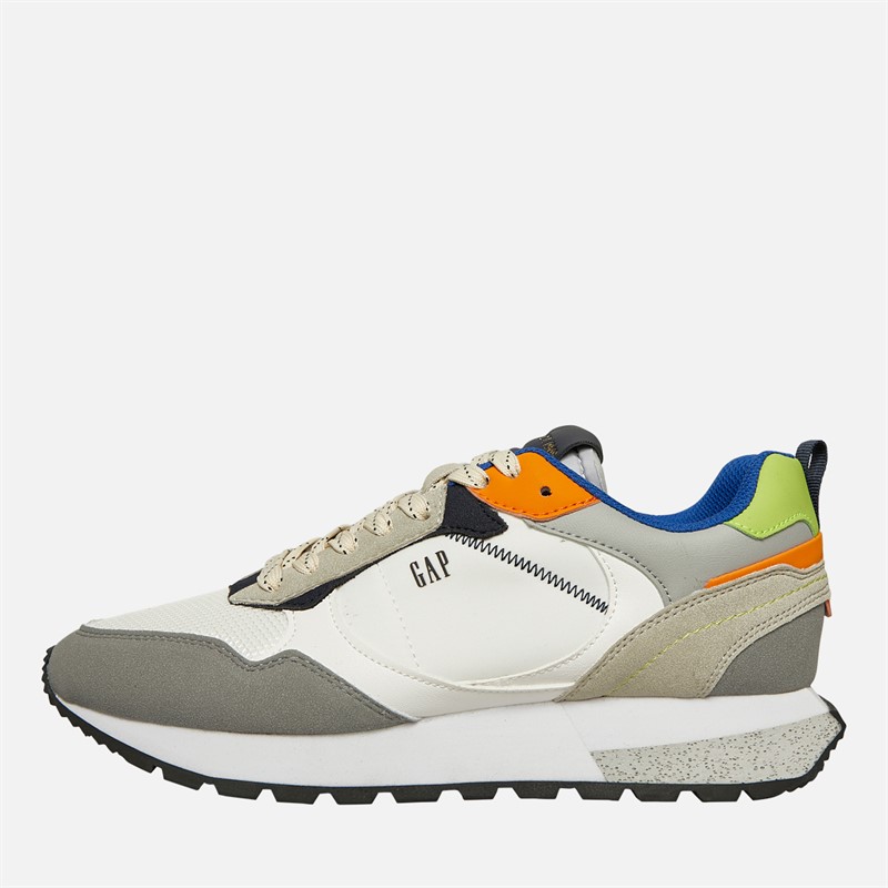 GAP Herren Genesi G 1 MX Turnschuhe Weiß Orange