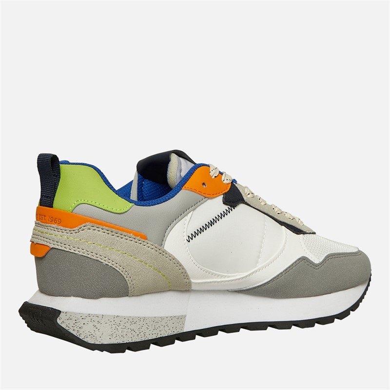 GAP Herren Genesi G 1 MX Turnschuhe Weiß Orange