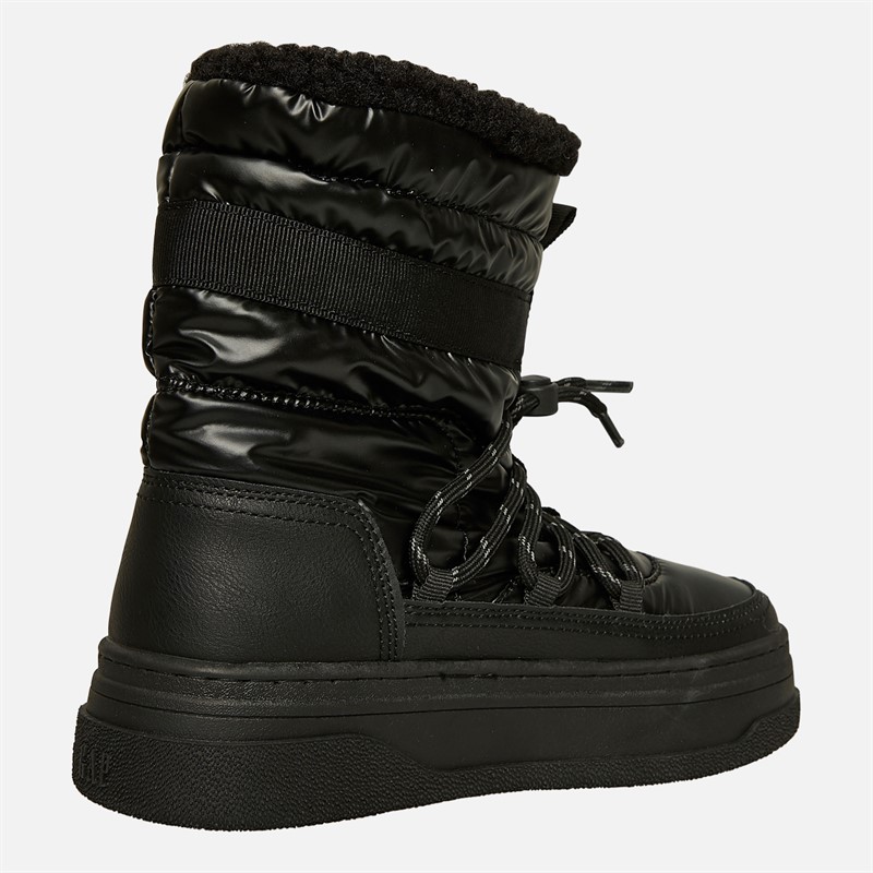 GAP Damen Paradise Hohe Nylon Schneestiefel Schwarz