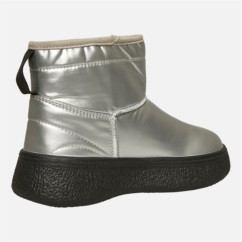 GAP Mädchen Alaska Mid Schneestiefel Silber