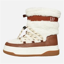 GAP Bottes de Neige Hautes Fourrure Paradis Femme Sable Kaki