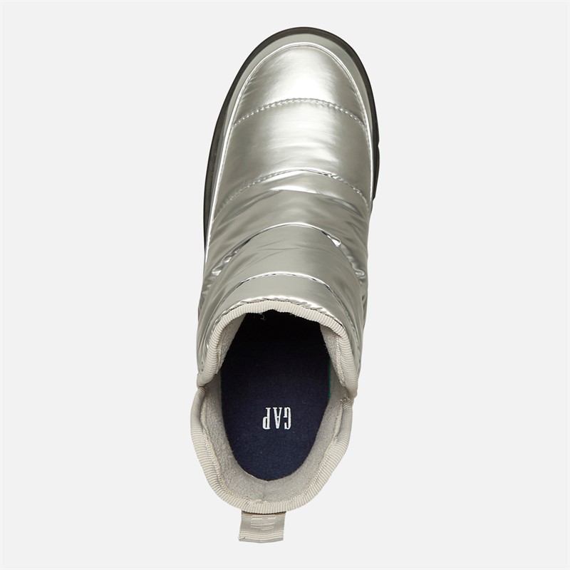 GAP Damen Richmond Mid Metallic Schneestiefel Silber