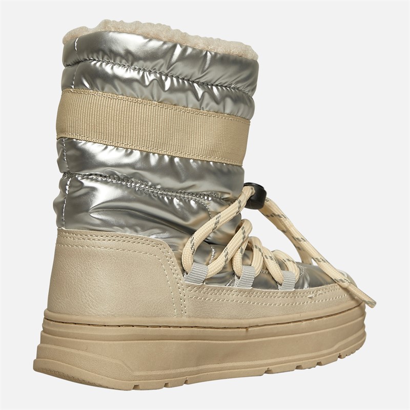 GAP Mädchen Paradies Hohe Schnürung Schneestiefel Off White