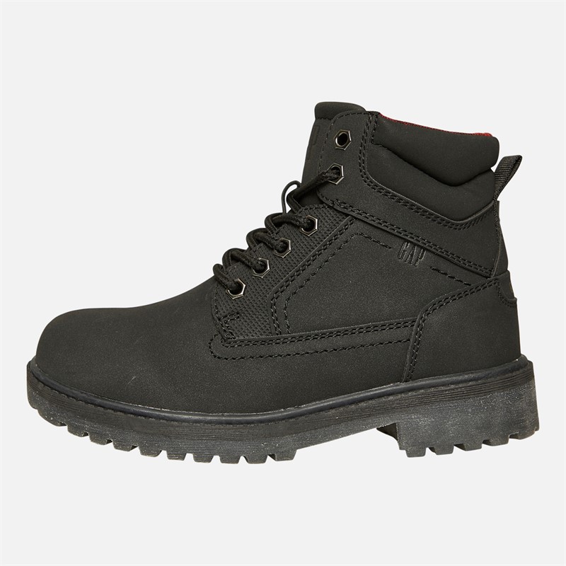 GAP Junior Boys Dayton II Mid Lace Boots Black - Size 33