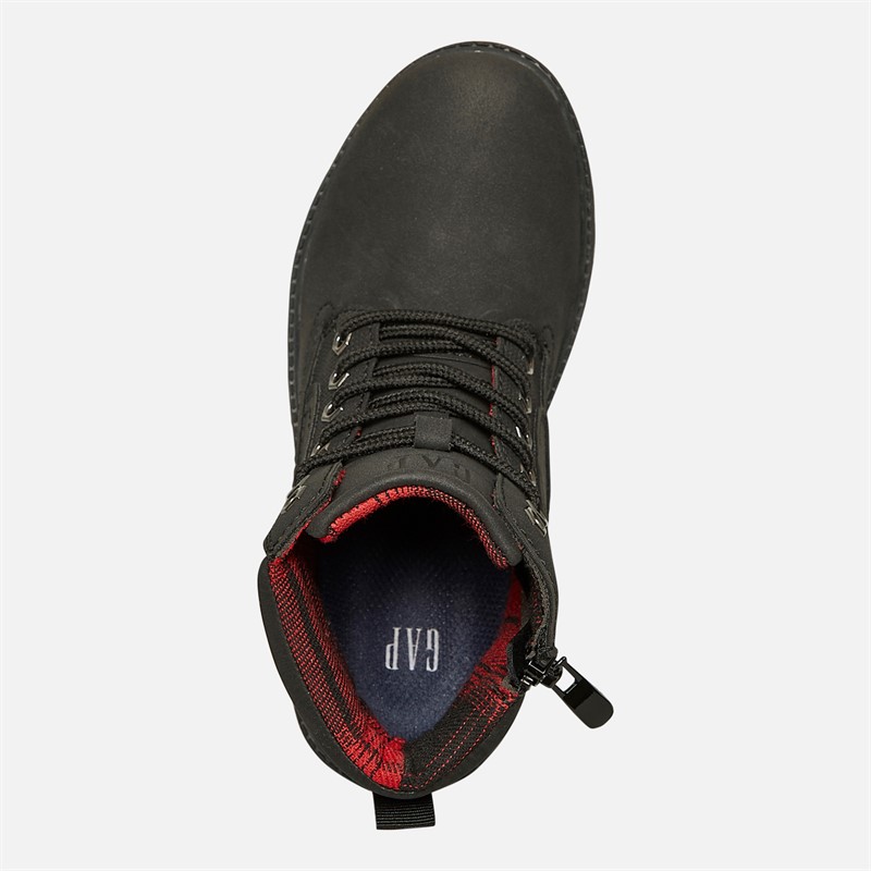 GAP Junge Dayton II mittelhohe Schnürstiefel Schwarz