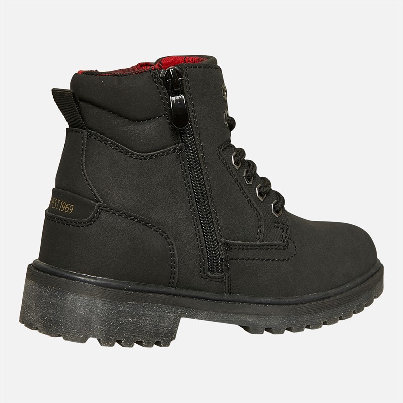 GAP Junge Dayton II mittelhohe Schnürstiefel Schwarz