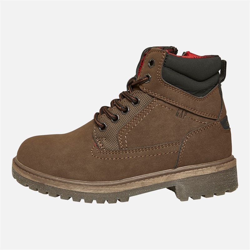 GAP Junge Dayton II Mid Schnürstiefel Sepia