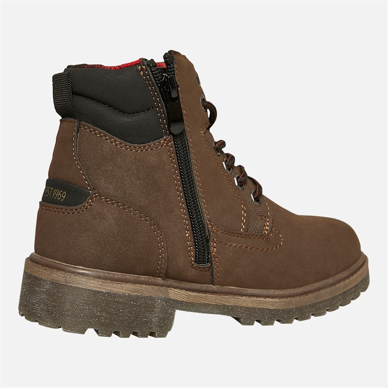 GAP Junge Dayton II Mid Schnürstiefel Sepia