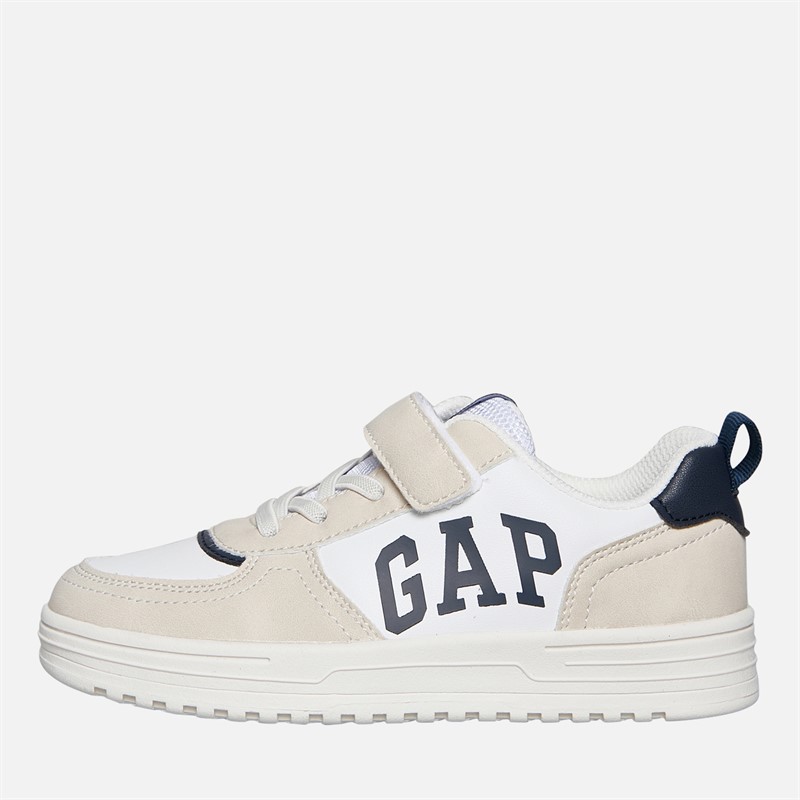 GAP Kids Boston Velcro Trainers White