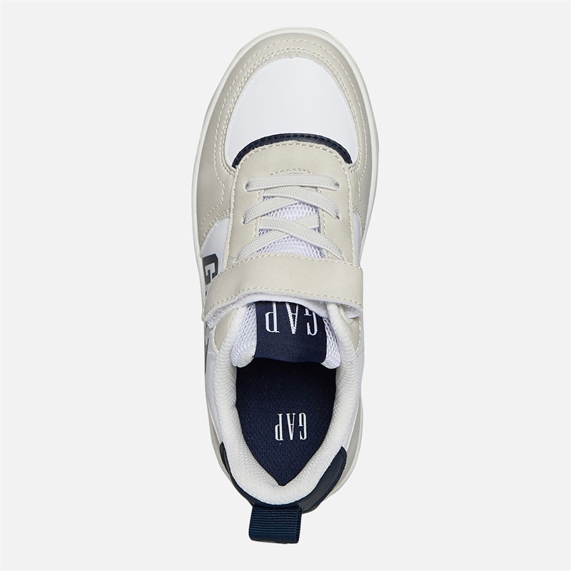 GAP Kids Boston Velcro Trainers White
