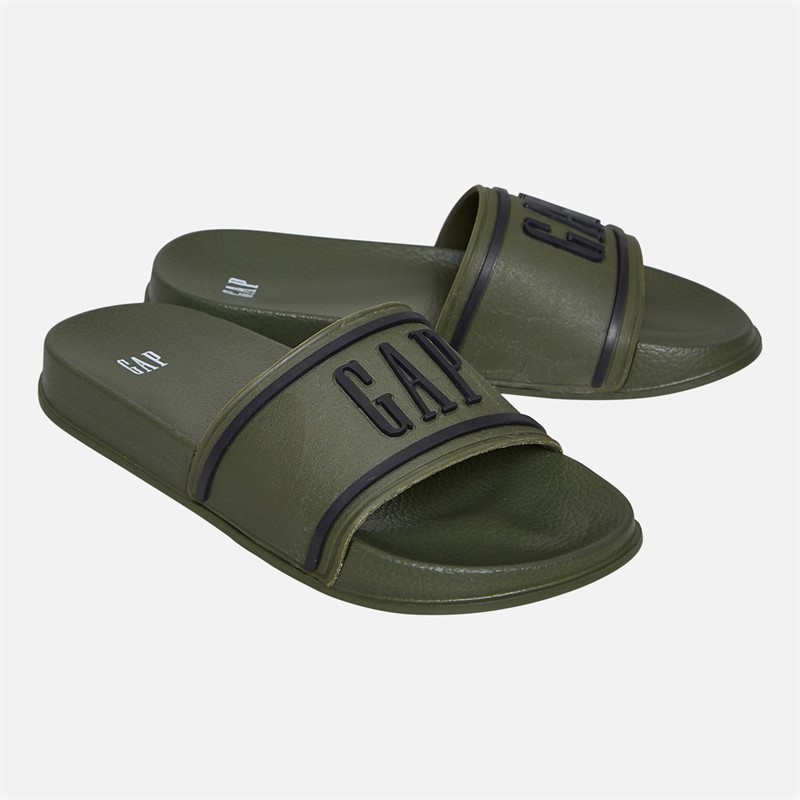 GAP Boys Austin Sliders Olive/Black Olive Black