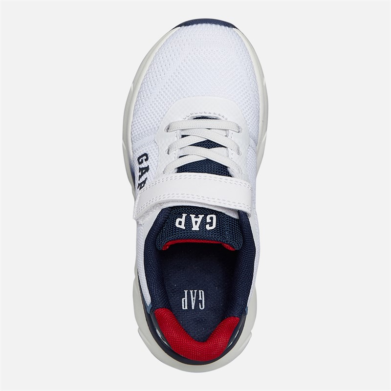 GAP Kids Belmont Trainers White/Navy White Navy
