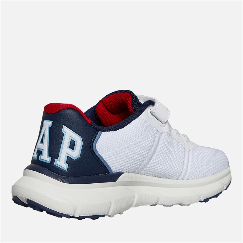 GAP Kids Belmont Trainers White/Navy White Navy