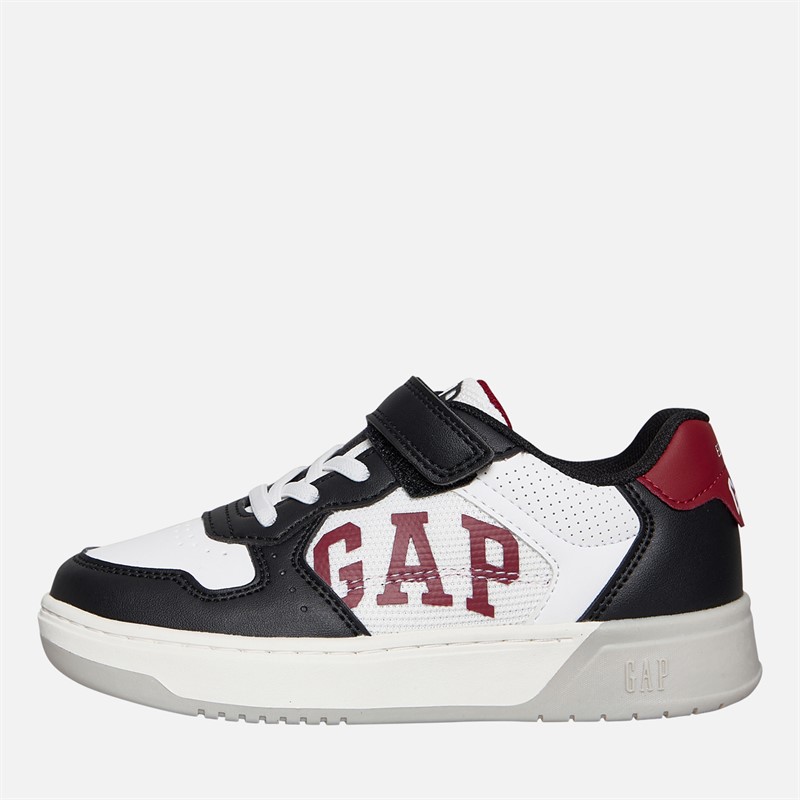 GAP Boys Detroit Trainers Black/White/Red Black White Red