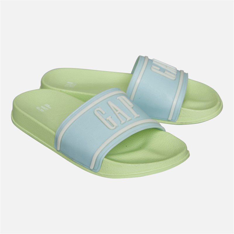 GAP Girls Austin Sliders Pastel Green Santorini