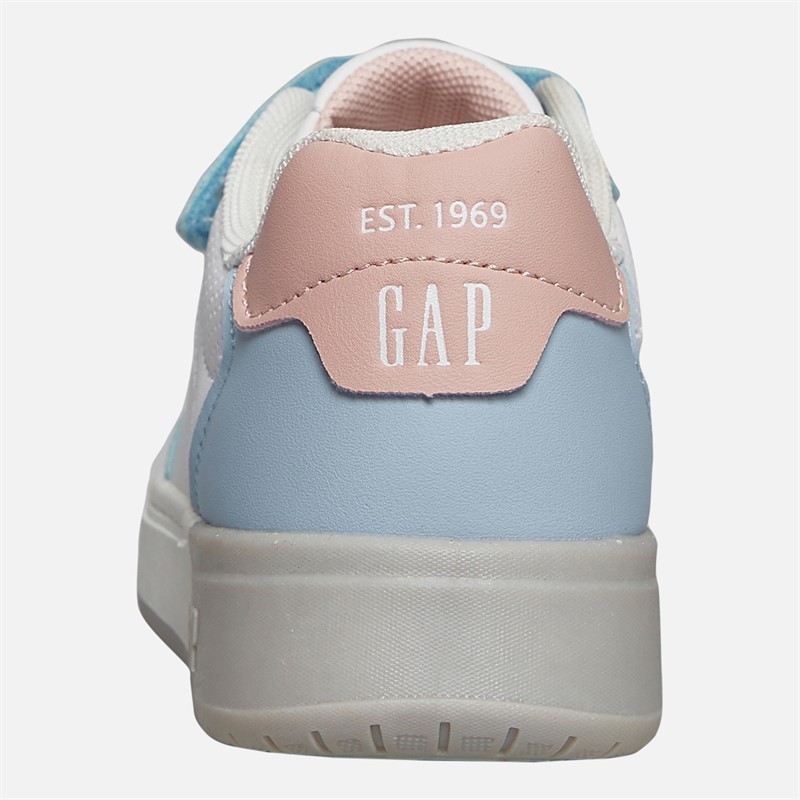 GAP Girls Chicago Trainers Bleach Blue/White/Pink Bleach Blue White Pink