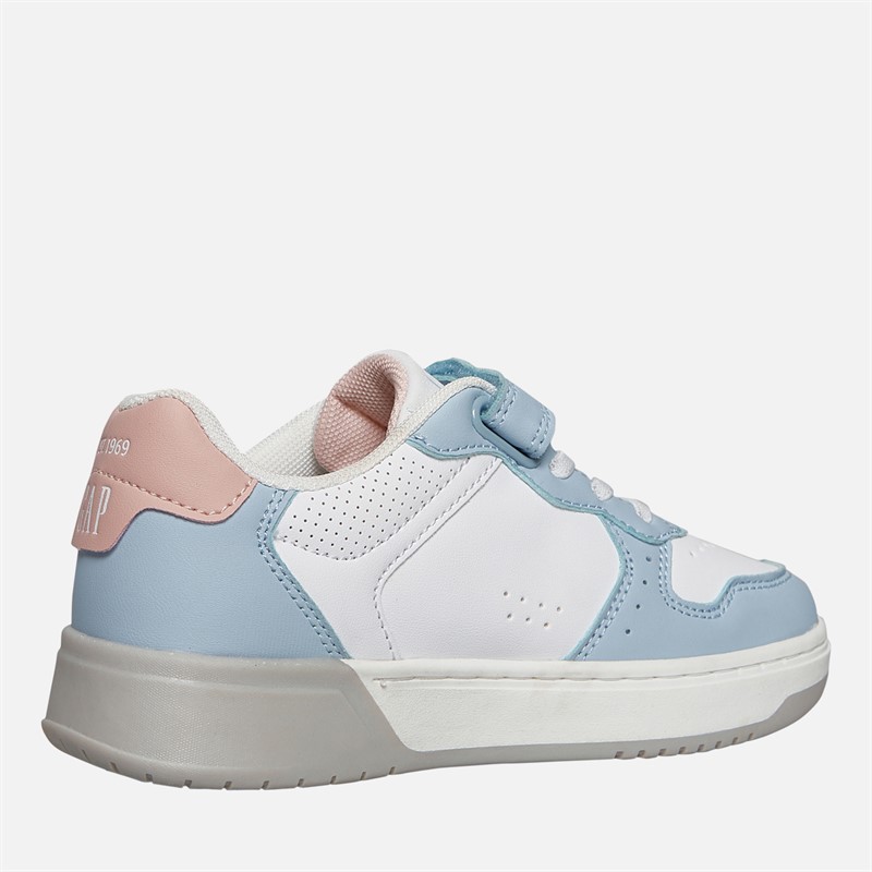 GAP Girls Chicago Trainers Bleach Blue/White/Pink Bleach Blue White Pink