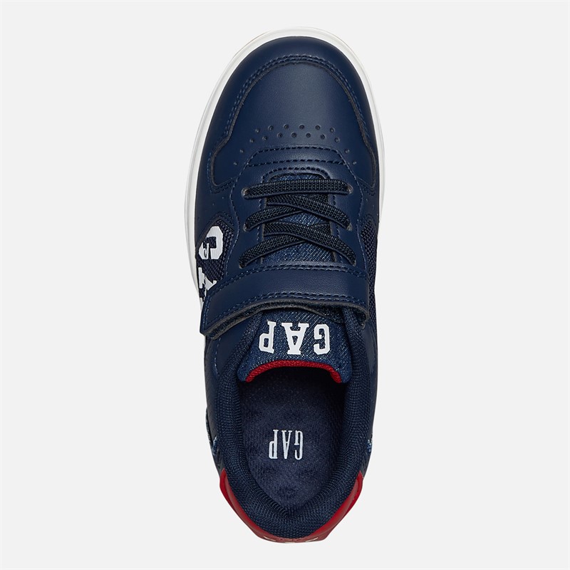 GAP Boys Detroit Trainers Navy/Red/Denim Navy Red Denim