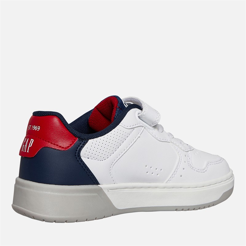GAP Boys Chicago Trainers White/Navy/Red White Navy Red
