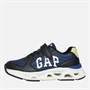 GAP Boys San Francisco Trainers Black Blue Lime