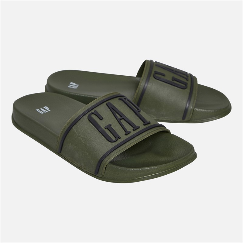 GAP Junior Boys Austin Sliders Olive/Black Olive Black