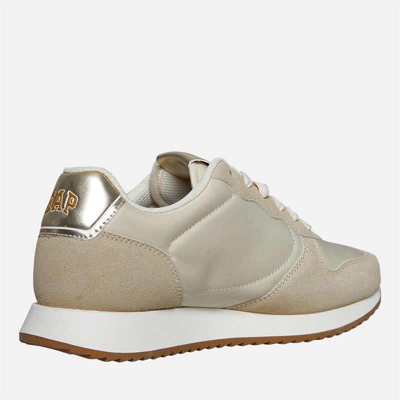 GAP Damen Nashville Bogen Logo Turnschuhe Sand