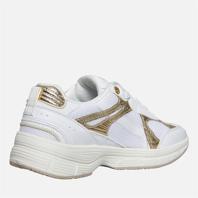 GAP Damen Sonnenuntergang Turnschuhe White Gold