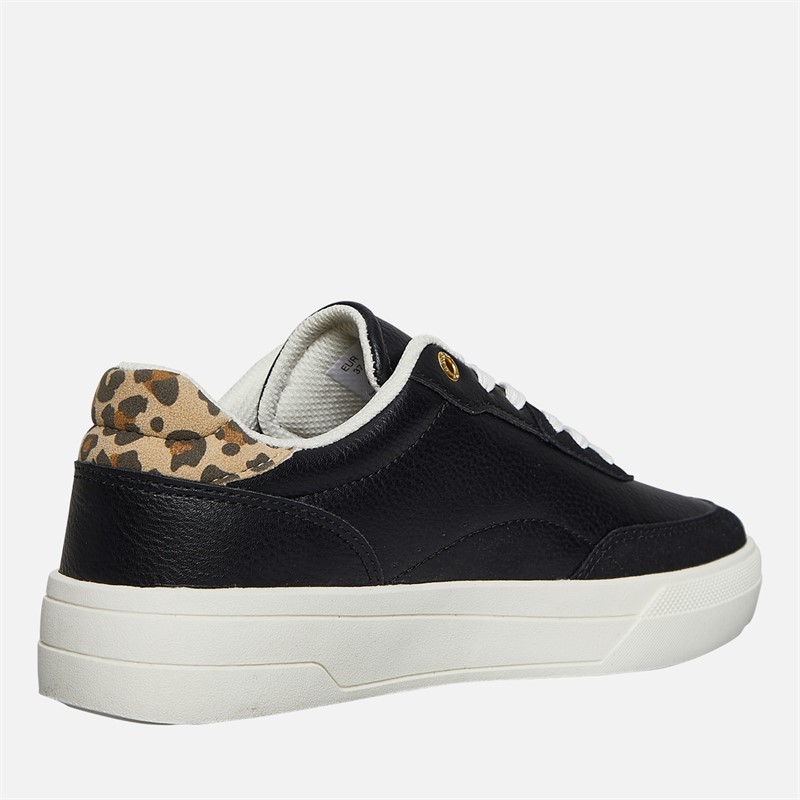 GAP Womens Waco Trainers Black Leopard