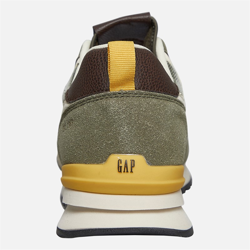 GAP Mens Run Spirit City Trainers Olive