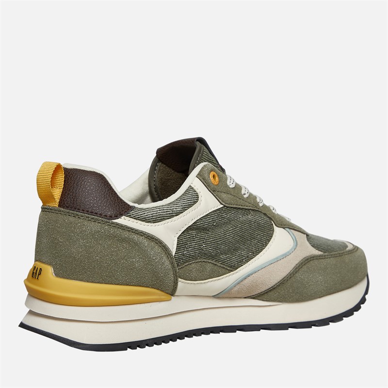 GAP Mens Run Spirit City Trainers Olive