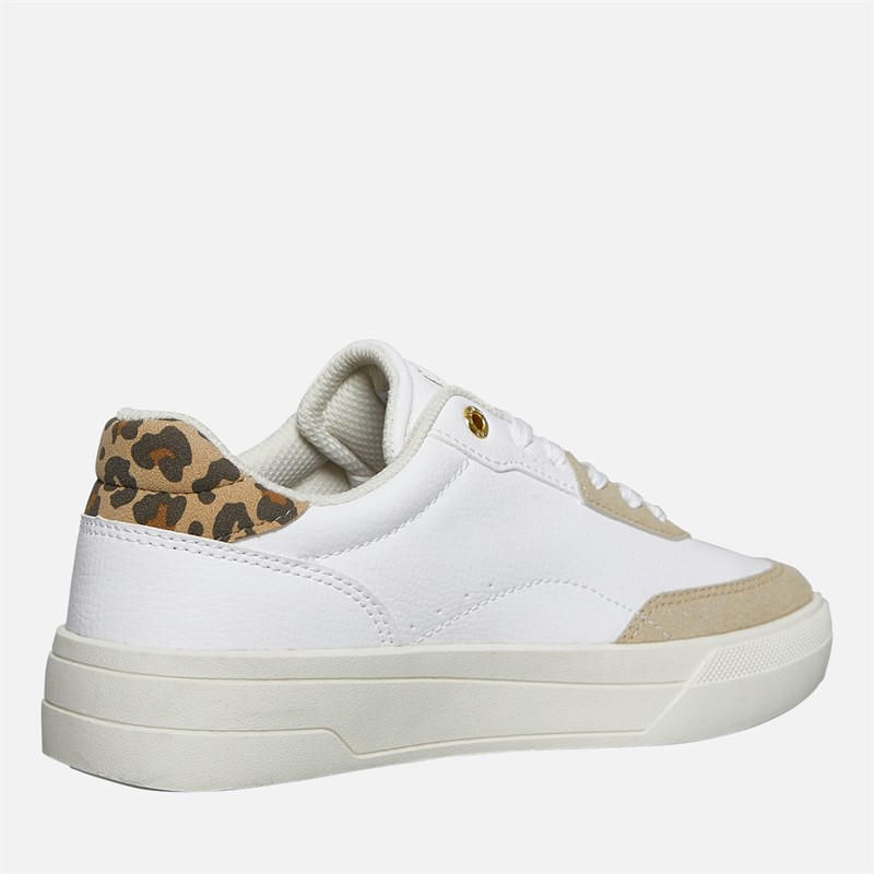 GAP Womens Waco Trainers White Leopard