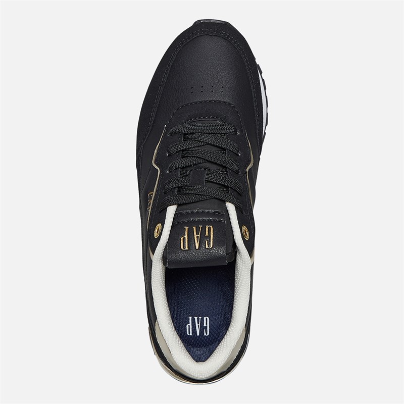 GAP Damen Concord Turnschuhe Black Gold