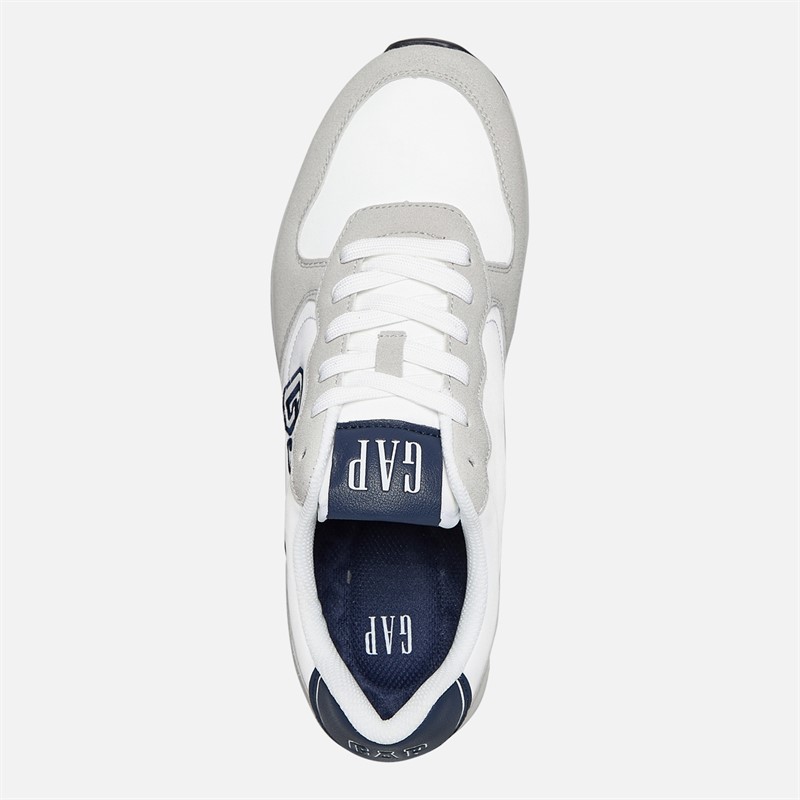 GAP Mens Nashville Arch Logo Trainers White