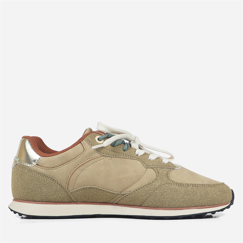 GAP Womens Run Gold Flat Trainers Rock